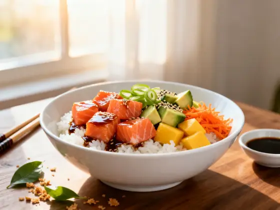 Poke bowl au saumon